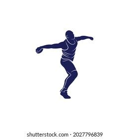 Discus Thrower Vector Illustration Silhouette Discus Stock Vector (Royalty Free) 2027796839 ...