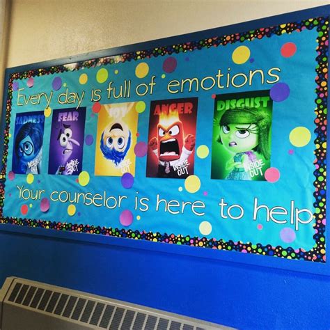 Inside Out Bulletin Board | Counselor bulletin boards, School ...