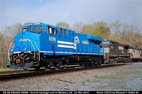 NS GE ES44AC #8098 Conrail Heritage Unit Photo Page