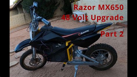 Razor MX650 / MX500 $230 48 Volt Upgrade 1800 watt Brushless Motor 30 ...