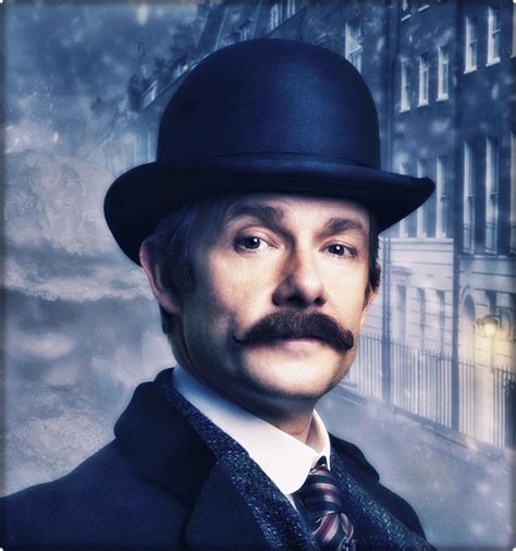 Martin Freeman as Dr. Watson in the BBC Sherlock special "The Abominable Bride" airing January ...