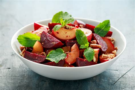 Beet Salad with Peaches and Walnuts | Cook for Your Life