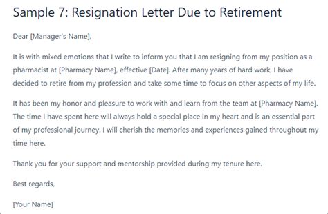 Pharmacist Resignation Letter Template: Samples And Tips For A Professional Resignation - Toktok.io