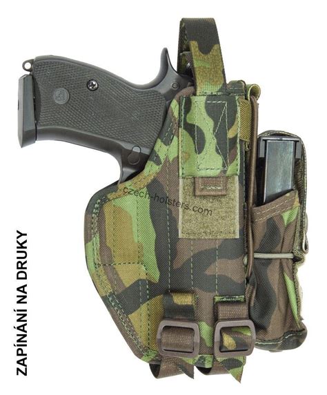 Belt Holsters | CZ 75 D Compact P-01 P-06 PCR CZ Army Military Professional Holster - M95 Camo ...