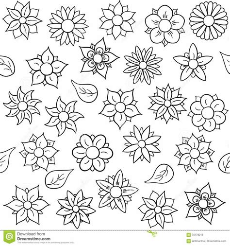 Flores Pequenas Para Colorear Flores De Papel Dibujos De Colorear | The ...