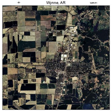 Aerial Photography Map of Wynne, AR Arkansas