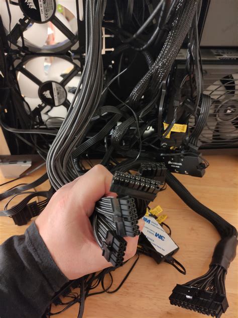 Cablemod 24 pin different to stock Corsair 1600i cable can I still plug ...