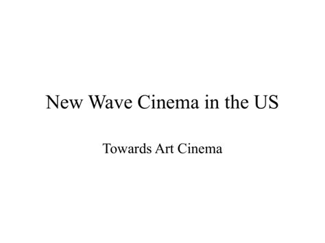 New Wave Cinema in the US