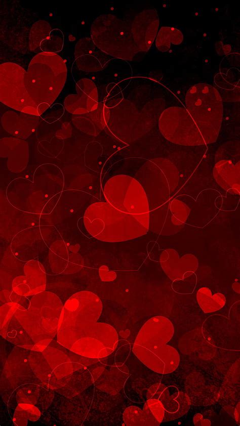 97 Background Love Red For FREE - MyWeb