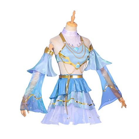 League of Legends LOL Prestige Ocean Song Seraphine Cosplay Costume – Winkcosplay