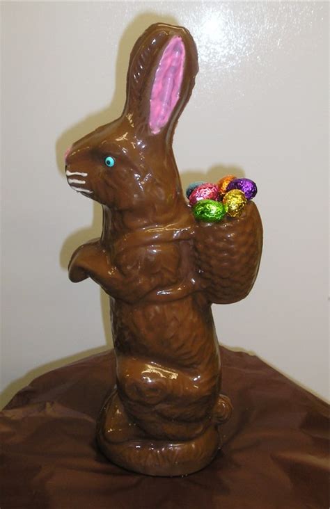 Large Handmade Chocolate Easter Bunny