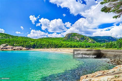 Sand Beach Acadia National Park Maine High-Res Stock Photo - Getty Images