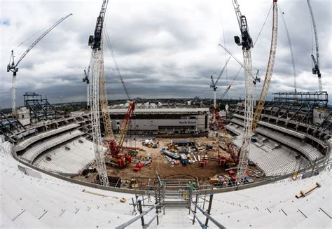 Latest construction shots of new Spurs stadium | Construction Enquirer News