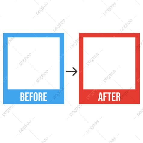 Antes E Depois Do Elemento De Design PNG , Antes E Depois, Comparação, Antes E Depois Da ...