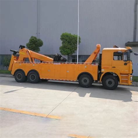 New Shacman Heavy Duty 8X4 Wrecker Tow Truck with Crane Road Rescue ...