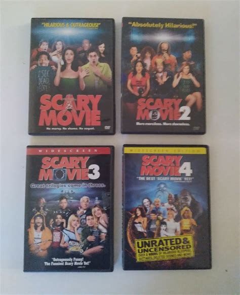 Scary Movie DVD Lot of 4 - Scary Movie 1, 2, 3, 4 | eBay