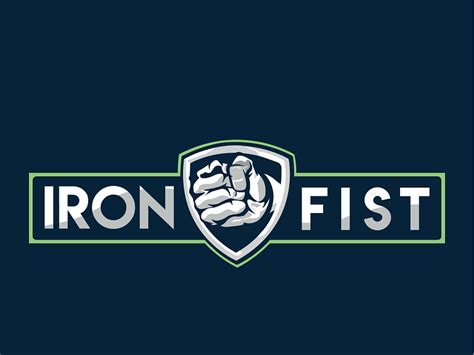 IRON FIST company logo by SumON on Dribbble