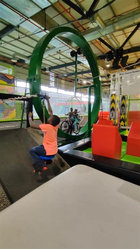 Zipling... - Gravity Indoor Trampoline Park Baywest Mall