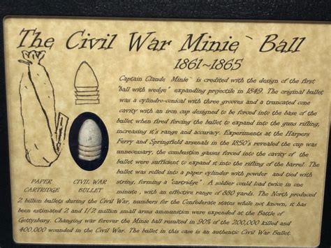 The Civil War Mini Ball Relic in Glass Topped Display Case 6 X - Etsy