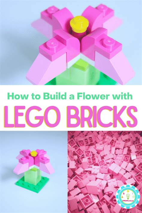 How to Build a Simple LEGO Flower with Step-by-Step Directions