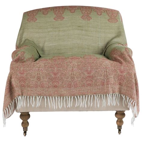 Eliza Paisley Wool Throw - Pale Green | OKA | Large throws for sofas, Furniture, Sofa throw