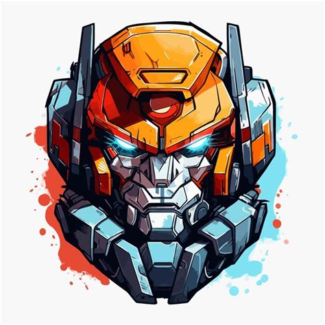 Premium Vector | Illustration of the strongest robot attack mode