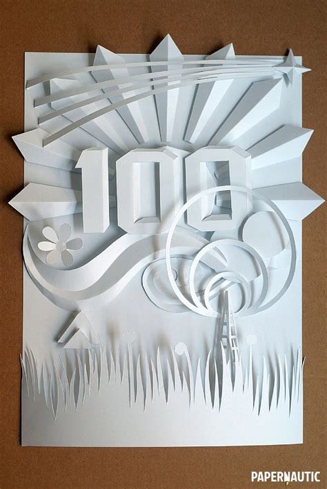 Making a Paper Relief Sculpture as Milestone – Papernautic