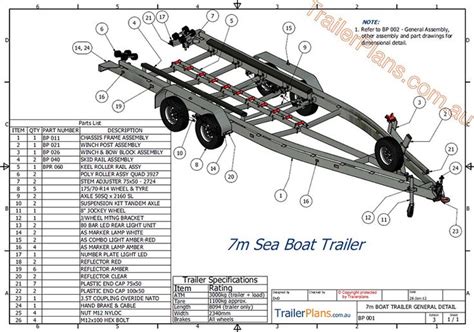 Boat Trailer Plans | Trailer plans, Boat trailer, Boat plans