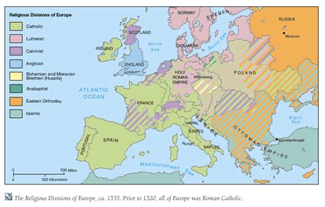 Protestant Reformation Chart