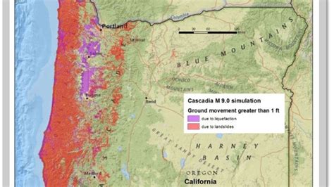 Image result for pictures of faults in Oregon | Cascadia subduction ...