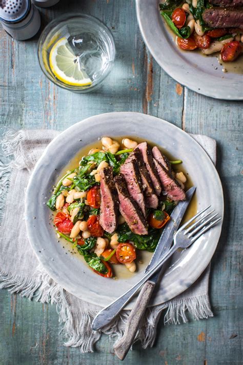 Rosemary Lamb Steaks with Quick Bean Stew - Donal Skehan | EAT LIVE GO