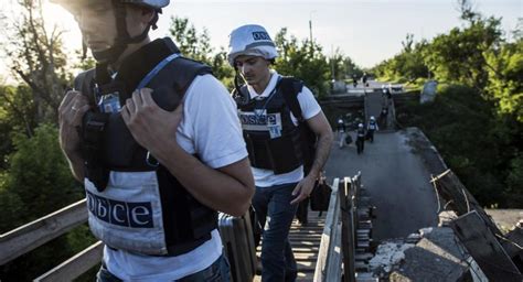 OSCE SMM Monitors Patrolling in Ukraine | OSCE