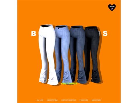 Sims 4 Game, Sims Cc, Hair, Pants, Fashion, Trouser Pants, Moda, Fashion Styles, Women's Pants