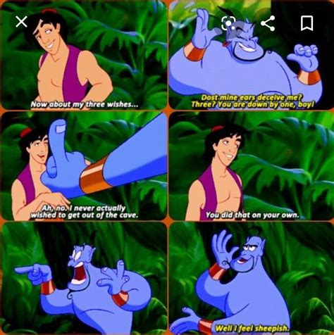 Pin by Deed Roinson on Aladdin in 2020 | Funny disney memes, Disney movie quotes, Disney jokes