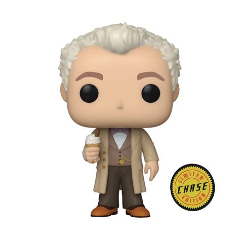 Funko Pop! TV Good Omens Aziraphale with Ice Cream Cone Chase Figure #1077 - Legacy Comics and ...