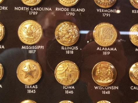 OLD CIVIL WAR & STATES BRASS BUTTONS