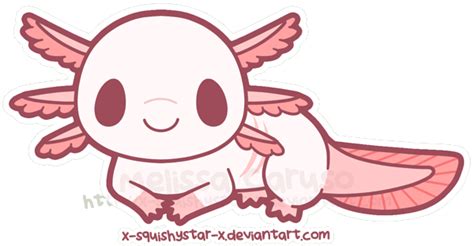 Squishy Axolotl by x-SquishyStar-x on deviantART | Cute animal drawings, Axolotl cute, Cute animals