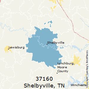 Shelbyville (zip 37160), TN