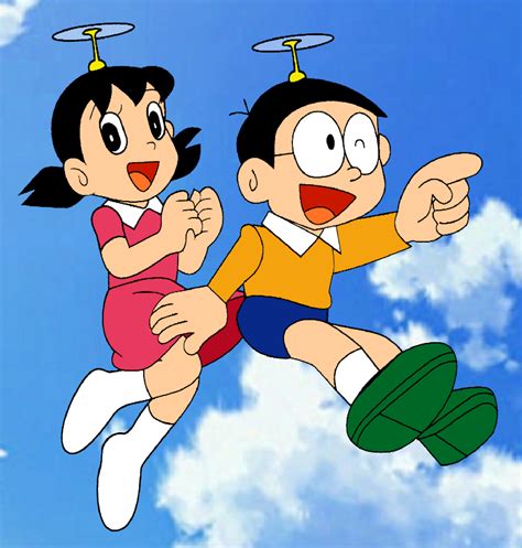 Nobita and Shizuka by Kittykun123 on DeviantArt