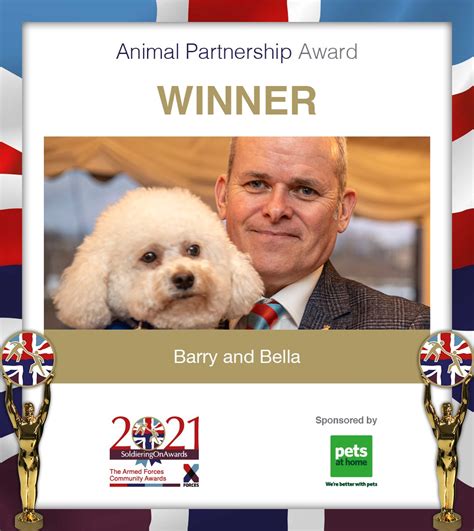 Announcing our Animal Partnership Award Winner - Soldiering On Awards