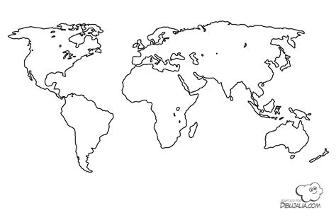 World map outline, World map tattoos, New world map