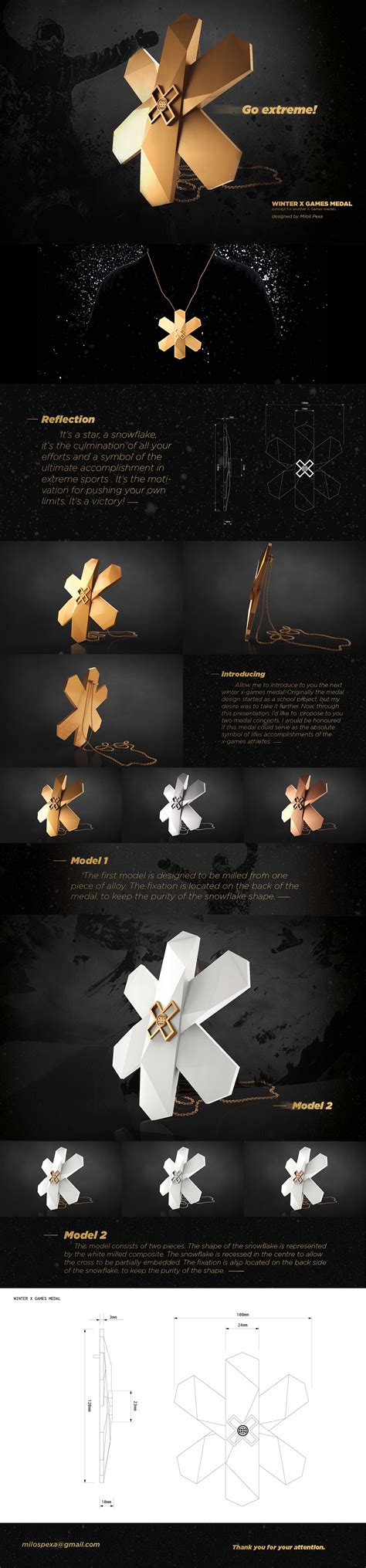 WINTER X GAMES MEDAL CONCEPT | Behance