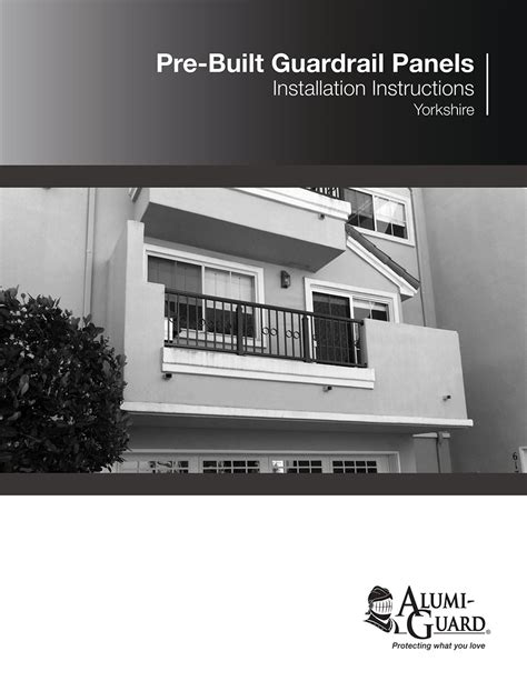 Alumi-Guard® Installation Instruction Brochures