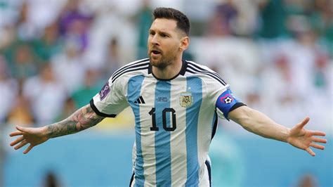 Lionel Messi makes 1,000th appearance of his career for Argentina against Australia at World Cup ...