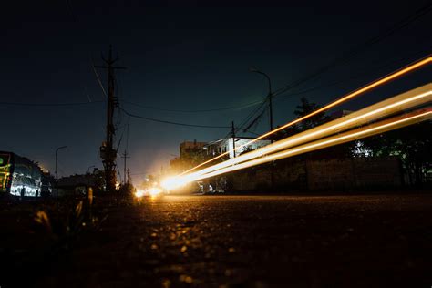 Time-Lapse Photography of Road During Night · Free Stock Photo