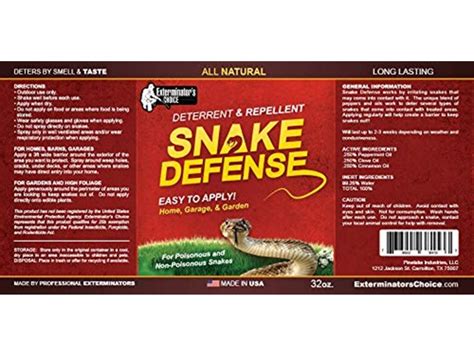 Exterminators Choice Natural Snake Repellent