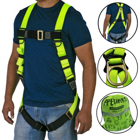 Madaco TUFF BELT Fall Protection Full Body Safety Harness Size L/6ft H-TB201A-16 | eBay