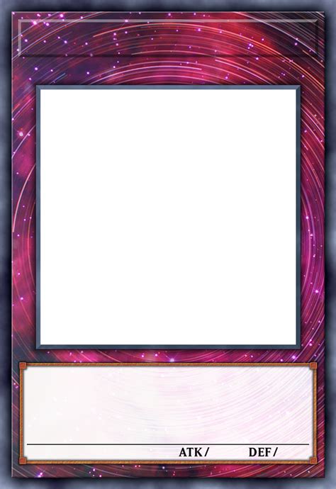 Blank Yugioh Card Template