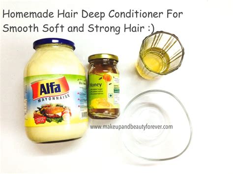 Do It Yourself - Homemade Hair Deep Conditioner with Apple Cider Vinegar, Mayonnaise and Honey ...