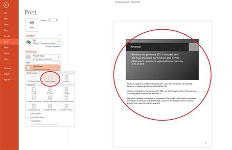 How to Print PowerPoint Slides With Notes